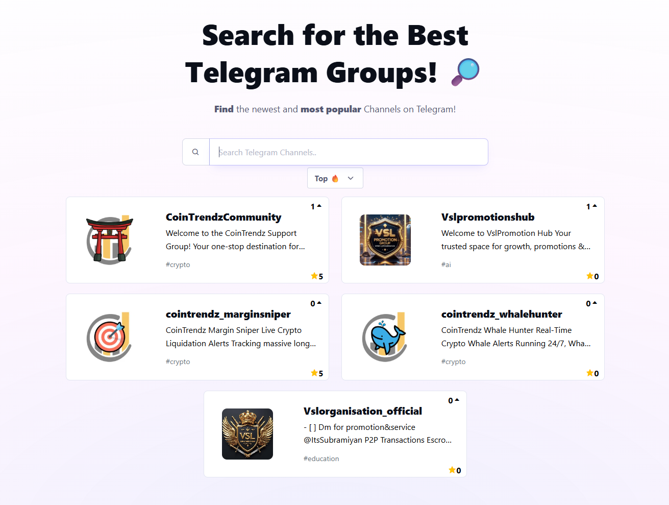Search Telegram Group List
